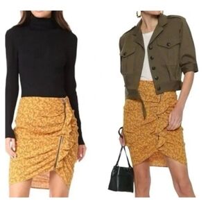 Veronica‎ Beard Floral Print Knee-Length Skirt Size 6   (M)